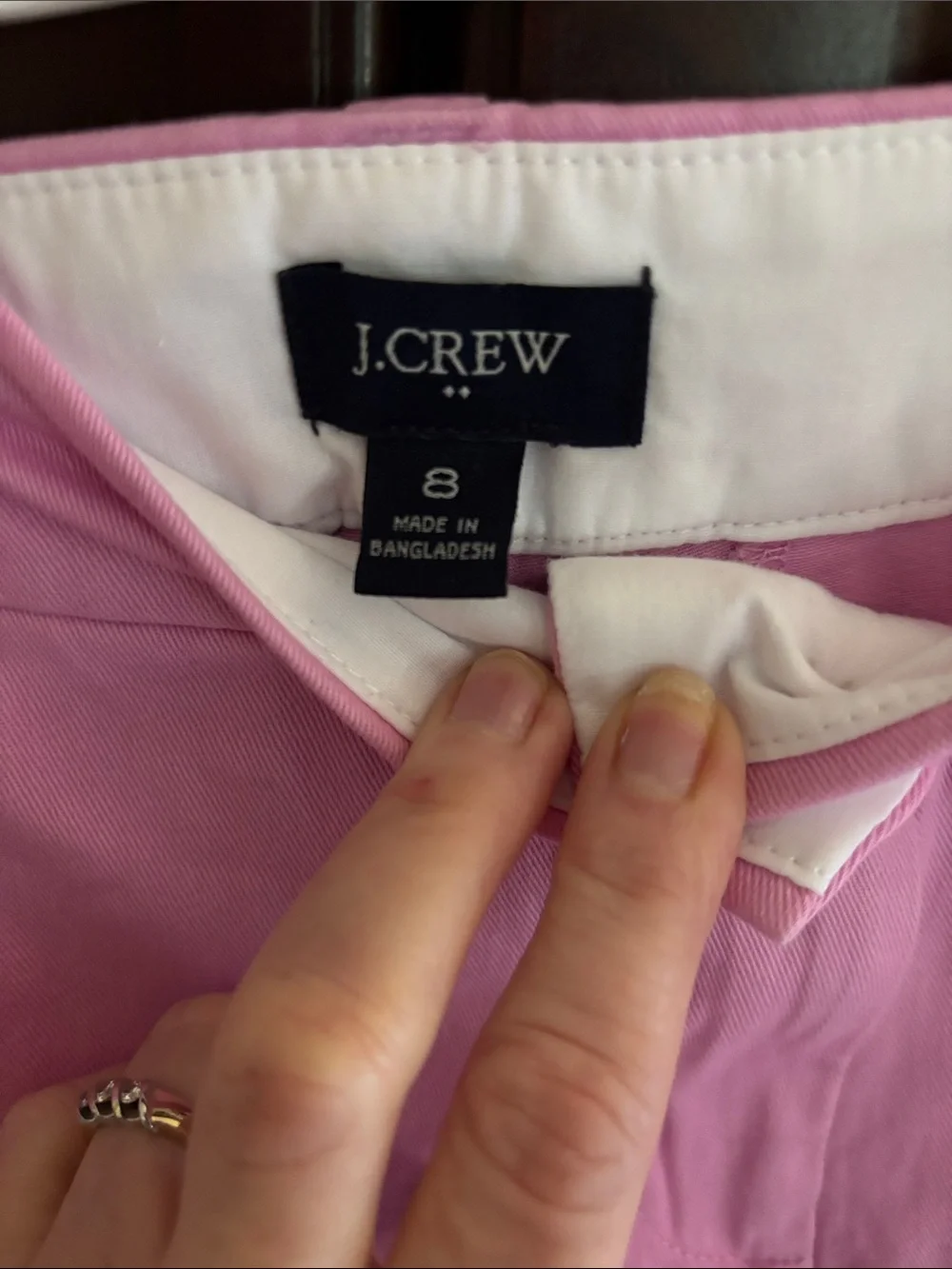 J. Crew Pink Chino Bermuda Shorts